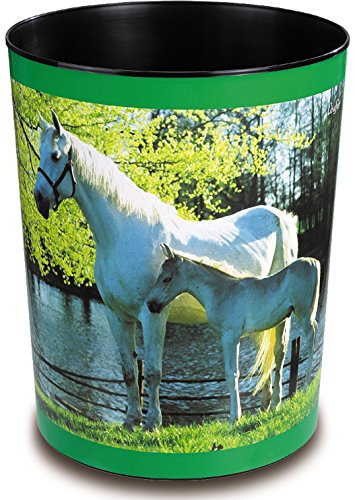 Pferd und Fohlen am See
