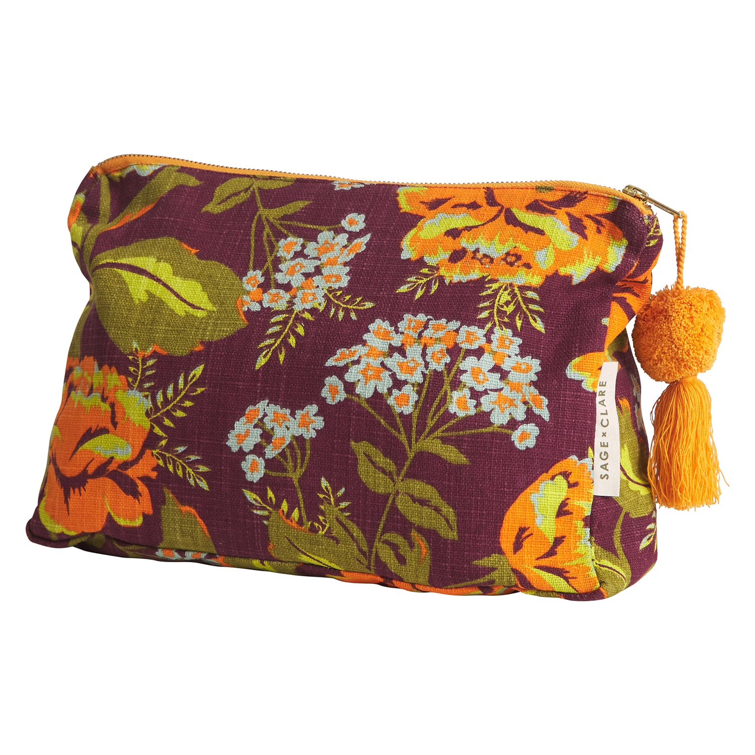 Margot Cosmetic Bag - Waterproof Makeup Pouch for Travel & Daily Use | Portable Organizer for Cosmetics, Brushes & Toiletries | Perfect Gift for Women & Teens