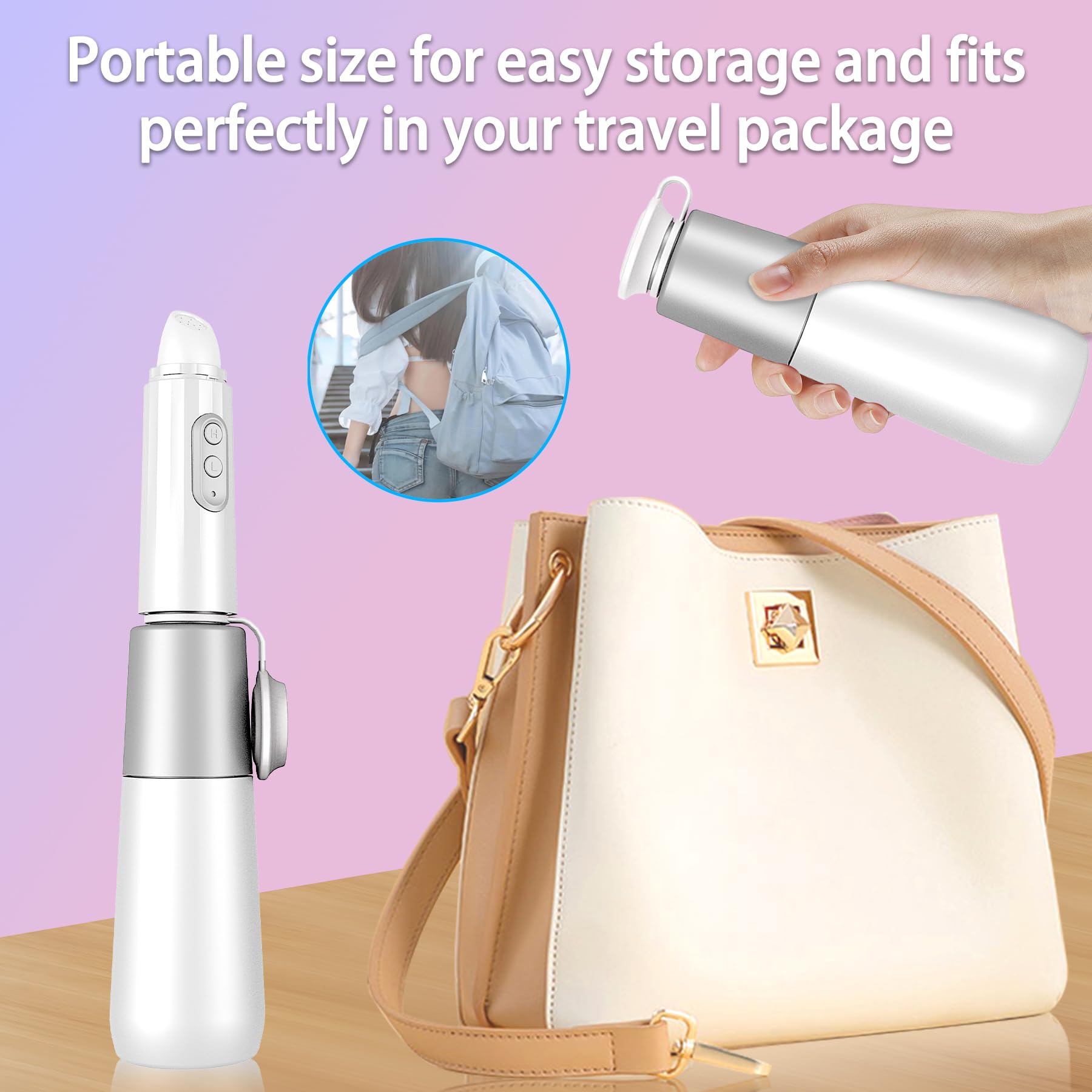 Portable Travel Bidet - Rechargeable Electric Handheld Bidet Sprayer for Personal Hygiene | Perfect for Men, Women & Postpartum Care | Ideal for Camping, Road Trips & International Travel