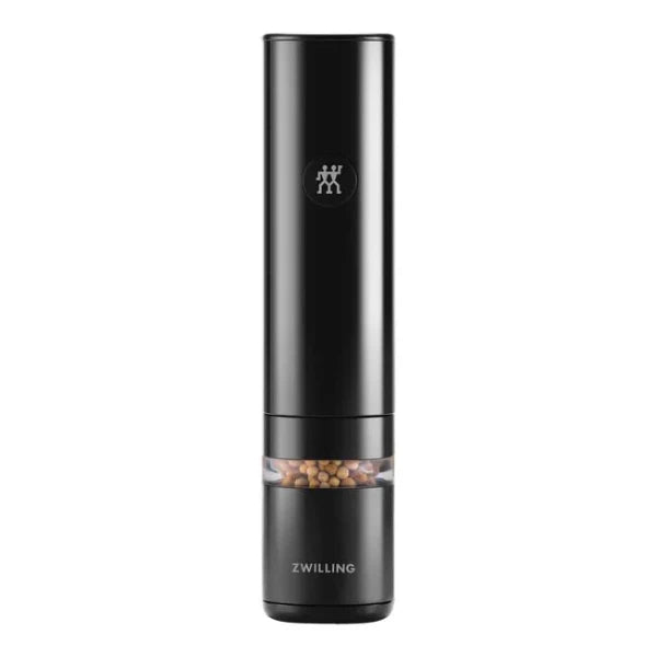 ZWILLING Enfinigy Electric Salt and Pepper Grinder Set - Rechargeable Battery Operated, Adjustable Coarseness - Perfect for Kitchen, Dining Table, and Gourmet Cooking