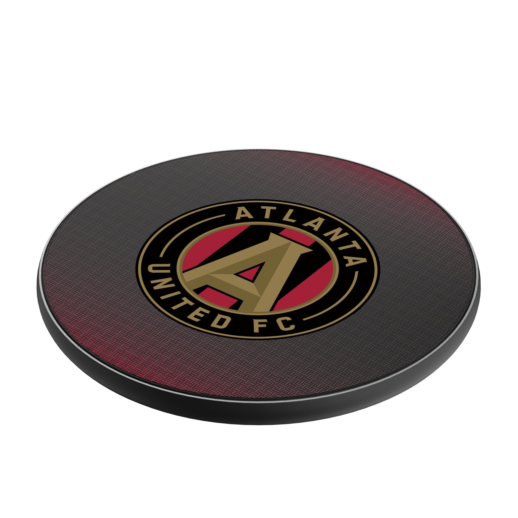 Atlanta United FC 15W Fast Wireless Charger - Qi Certified Phone Charging Pad for iPhone, Samsung, Galaxy - Perfect for Home, Office & Car Use