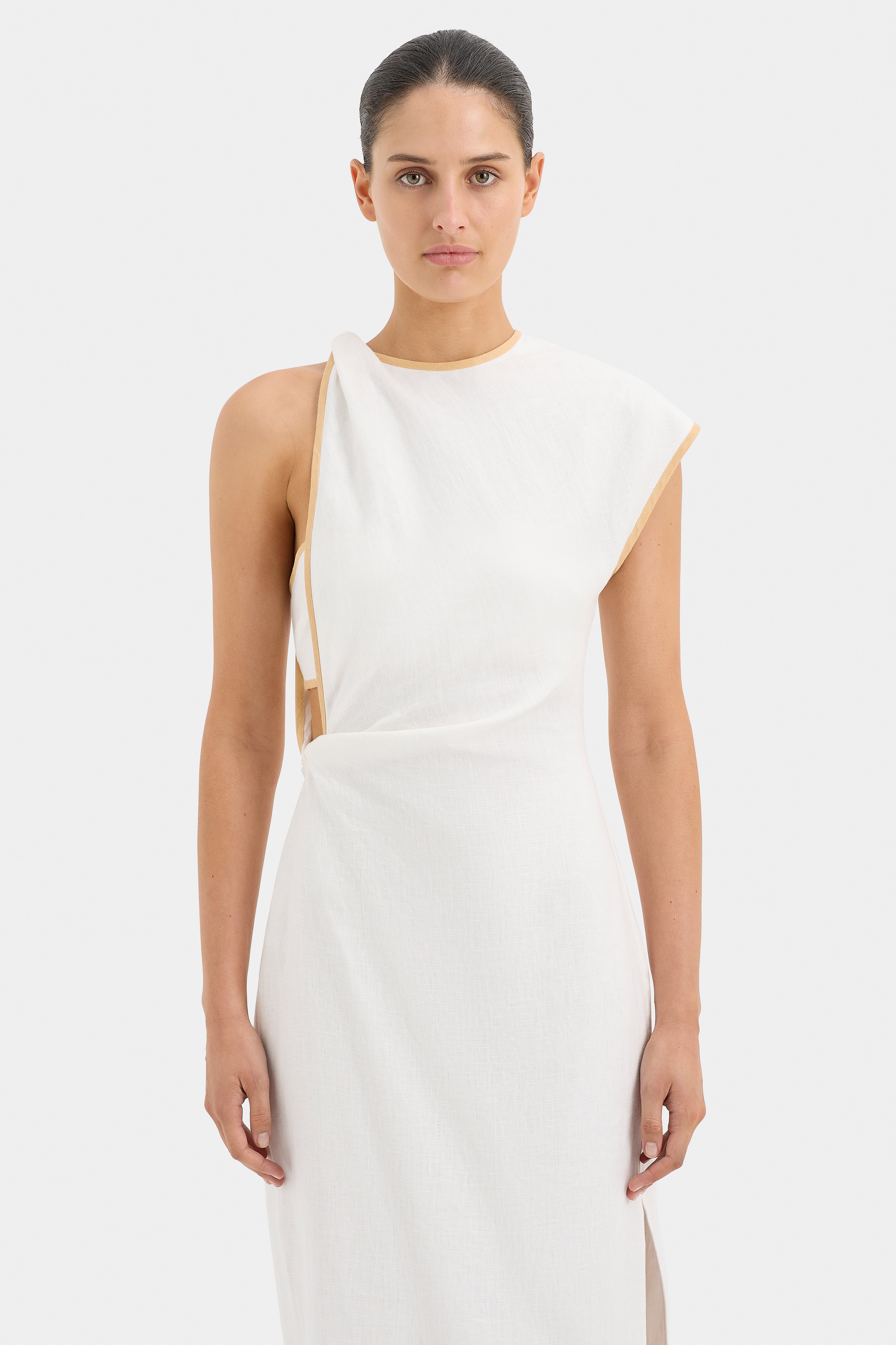 Noemi Cut Out Midi Dress - Elegant Women's Summer Party Dress with Flattering Fit | Perfect for Cocktail Parties, Date Nights & Special Occasions