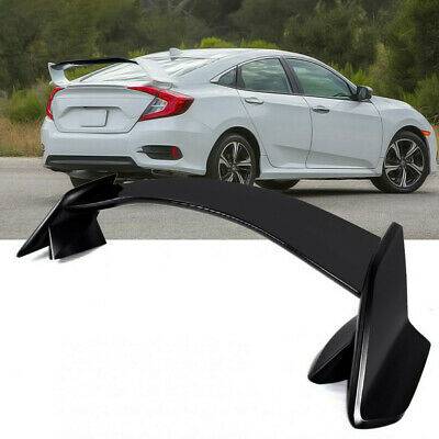 IKON MOTORSPORTS Rear Wing Spoiler for 2016-2021 Honda Civic 10th Gen FK7 FK4 Sedan 4Dr - CTR Type R Style Carbon Fiber Spoiler - Enhances Aerodynamics & Sporty Look for Street Racing & Car Shows
