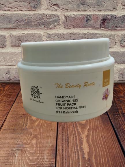 The Beauty Route Fruit Face Pack for Men & Women - 50gm | Natural Glow & Hydration | Perfect for Daily Skincare & Spa Nights