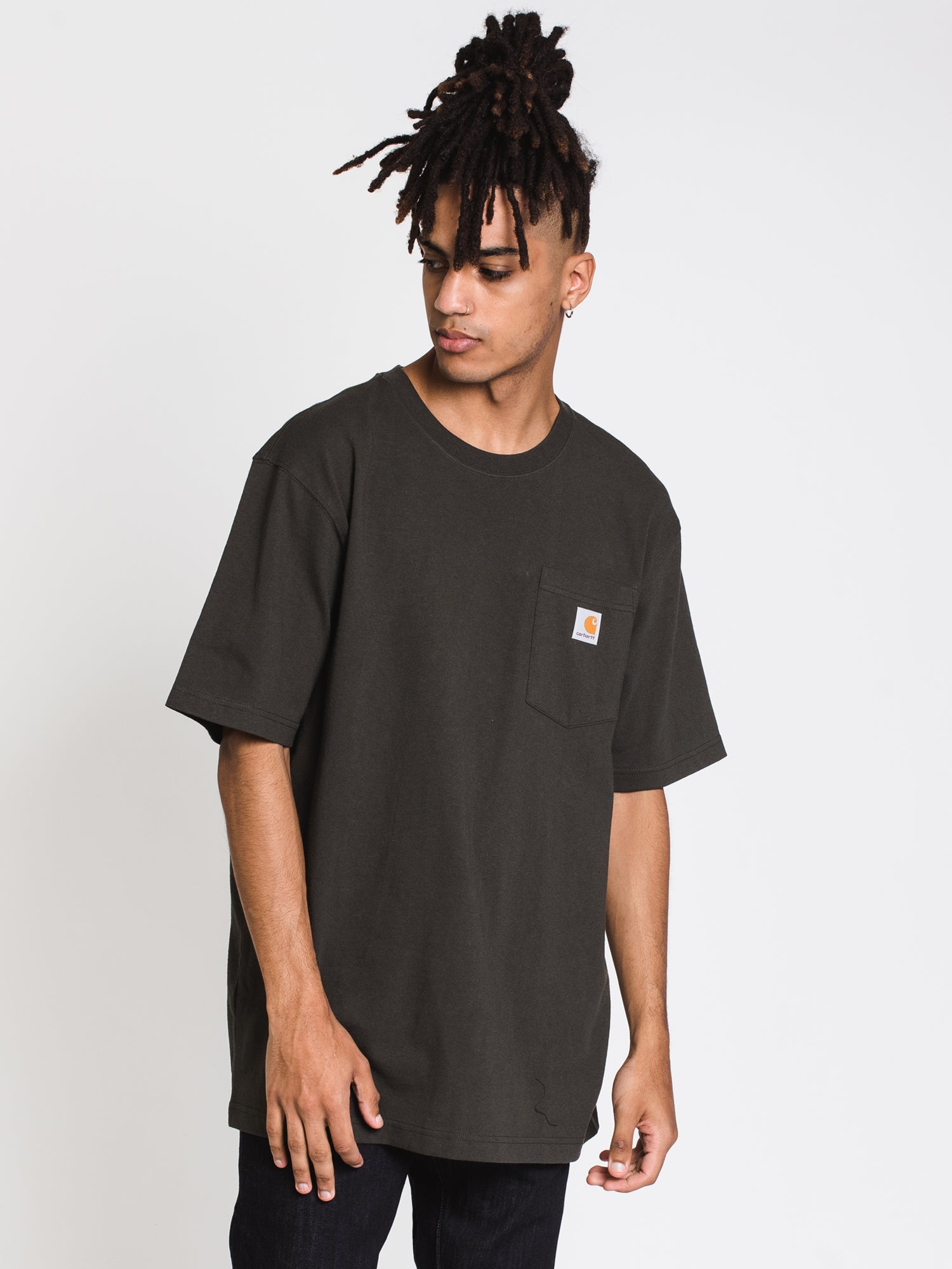 Carhartt Workwear Pocket T-Shirt for Men - Durable & Comfortable Work Shirts - Clearance Sale - Perfect for Construction, Farming & Outdoor Work