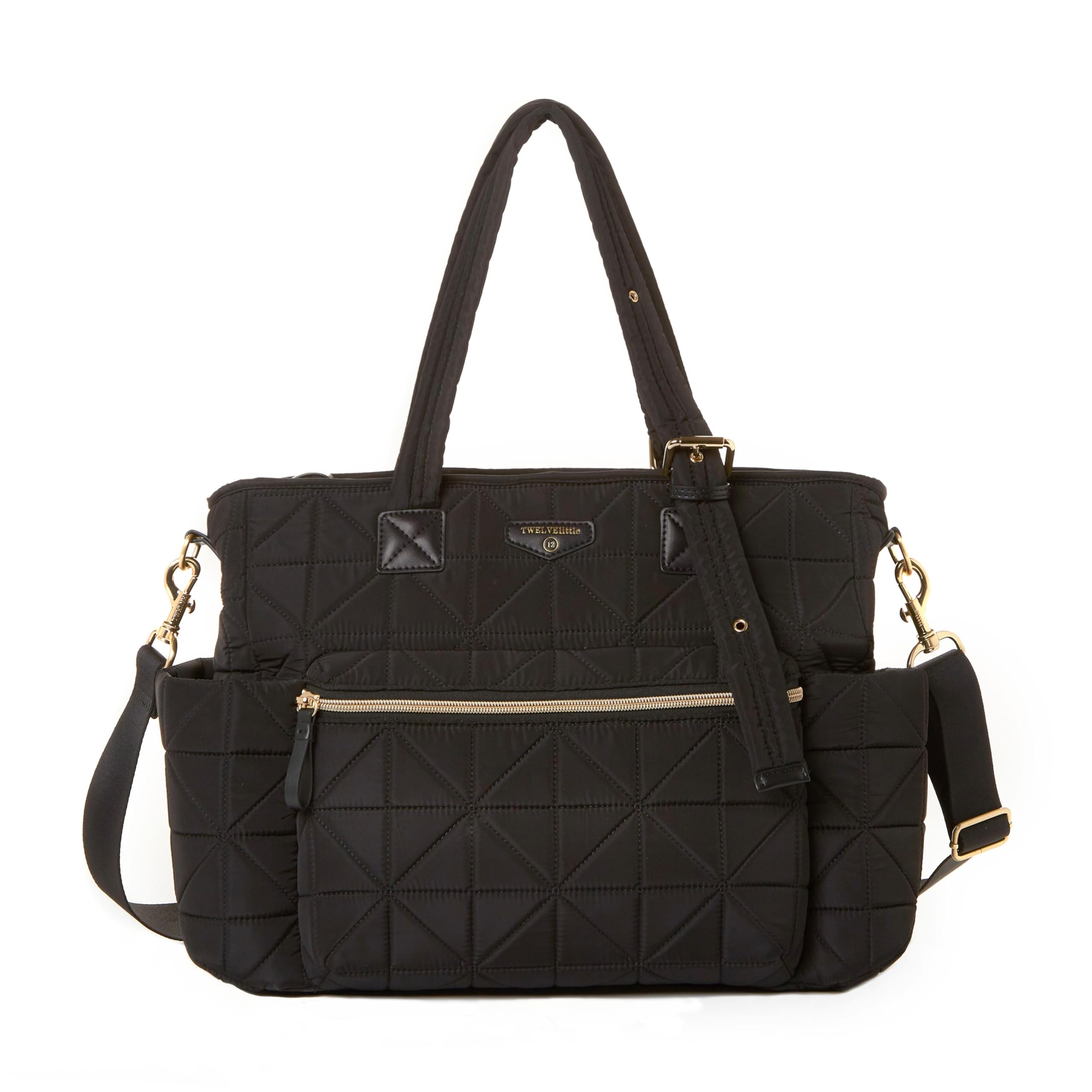 TWELVElittle Carry Love Tote Baby Diaper Bag 3.0 with Changing Pad & Stroller Clips - Large Waterproof Parent Companion Bag for Moms & Dads | Perfect for Travel, Shopping & Daily Outings with Baby