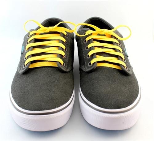 Premium Huckleberry Yellow Shoelaces for Sneakers - 45 Inches/114 cm Long - Durable & Stylish for Running, Walking, and Casual Wear