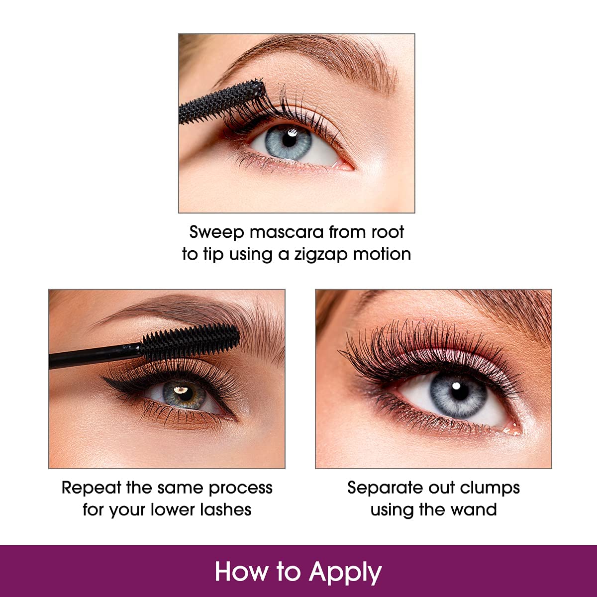 **Waterproof Volumizing Black Mascara with Soft Brush - Smudge Proof & Long Lasting Liquid Eyelash Mascara + Black Eyeliner Pen - Perfect for Daytime, Nighttime & Special Occasion Makeup**