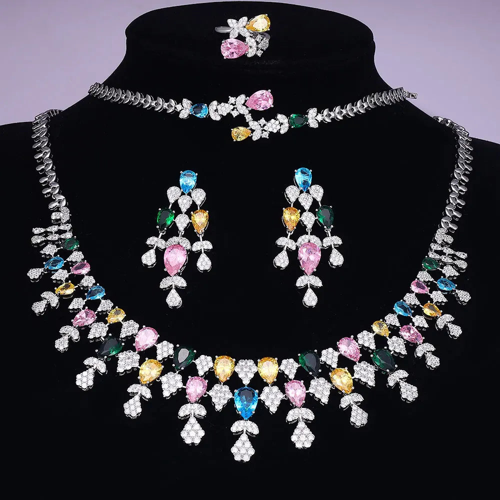 Double Crops Necklace for Women - Elegant Layered Chain Pendant Jewelry for Daily Wear, Date Night & Special Occasions