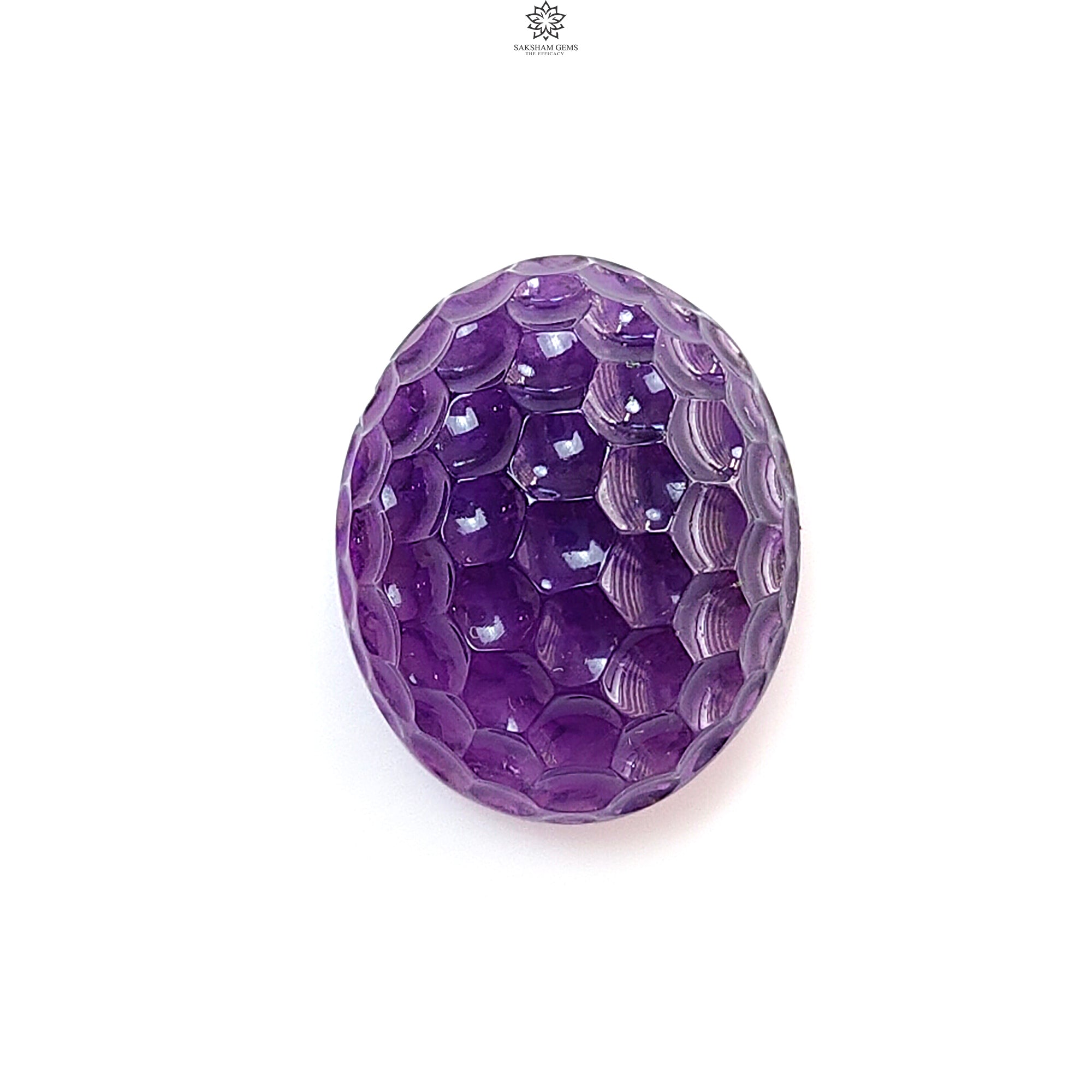 Natural Untreated Citrine & Amethyst Quartz Gemstone Carving - Handcrafted Oval Shape for Jewelry Making (1pc) | Healing Crystal, Meditation Stone, Spiritual Gift