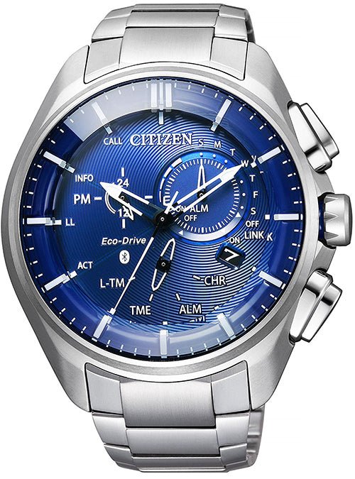 CITIZEN BZ1040-50L Eco-Drive Super Titanium Bluetooth Watch - Made in Japan, JDM - Perfect for Business, Travel & Luxury Gifting