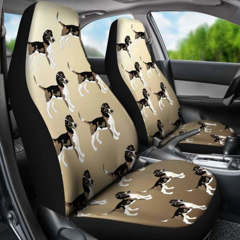 Beagle Car Seat Cover - Waterproof & Non-Slip Pet Seat Protector for Dogs - Perfect for Travel, Road Trips & Daily Commutes