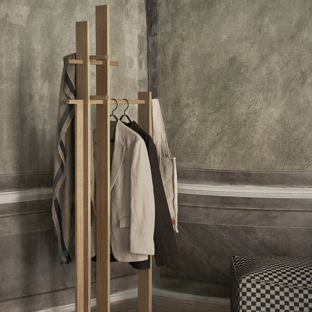 Adjustable Heavy-Duty Bridge Clothes Stand - Sturdy Garment Rack for Hanging Clothes, Dresses, Coats & Jackets - Perfect for Bedroom, Closet, Laundry Room & Retail Store Organization