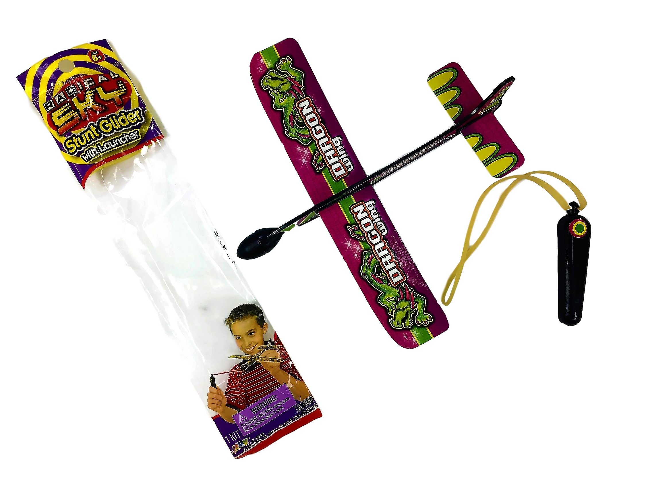 12 Pack Rubber Band Launcher Slingshot Foam Airplanes - Outdoor Flying Toy Gliders for Kids & Boys - Bulk Birthday Party Favors - Fun Backyard Games & Outdoor Activities for Family Gatherings, Picnics, and Park Play
