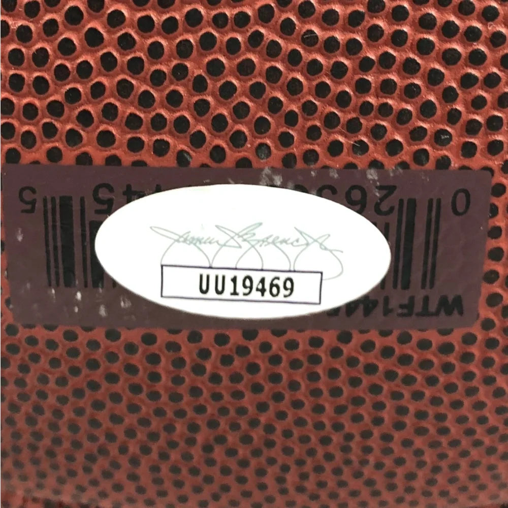 Mike Evans Autographed Football with JSA COA - Tampa Bay Buccaneers Signed Full Size NFL Football - Perfect for Collectors, Fans, and Sports Memorabilia Displays