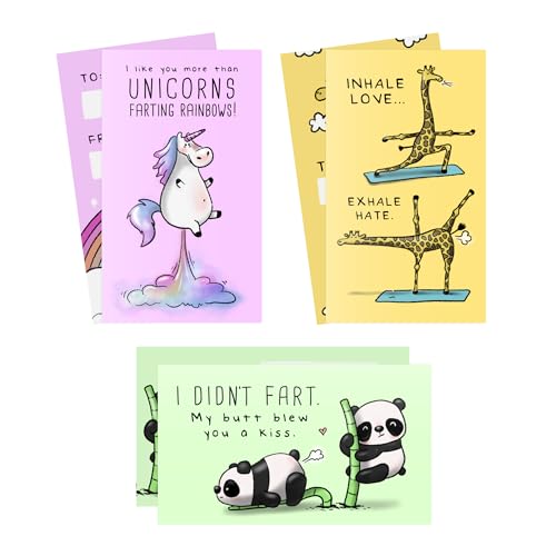 Funny Fart Mini Cards - 24 Cards