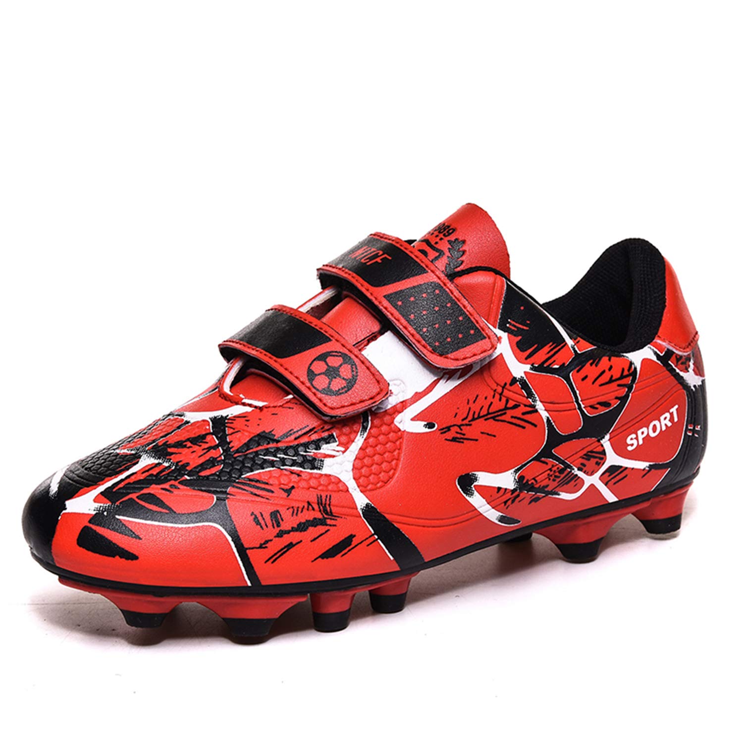 Eliogn Boys Girls AG/FG Soccer Cleats - Lightweight Outdoor Football Shoes for Kids - Youth Soccer Training Shoes for Little Kid & Big Kid - Perfect for Grass & Turf Fields, Matches & Practice