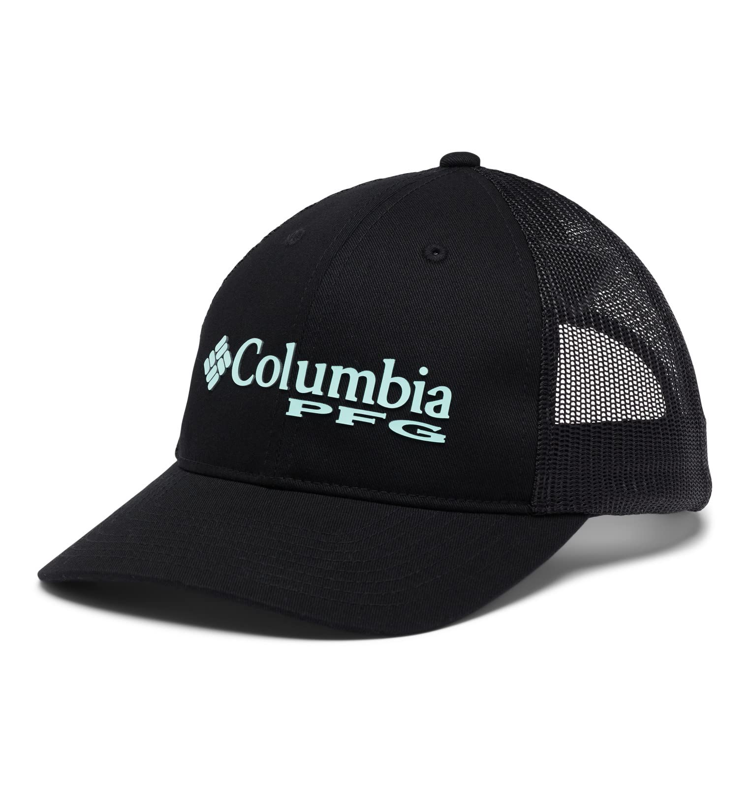 Columbia PFG Trucker Snap Back Hat - Breathable Mesh Baseball Cap for Fishing, Hiking & Outdoor Activities