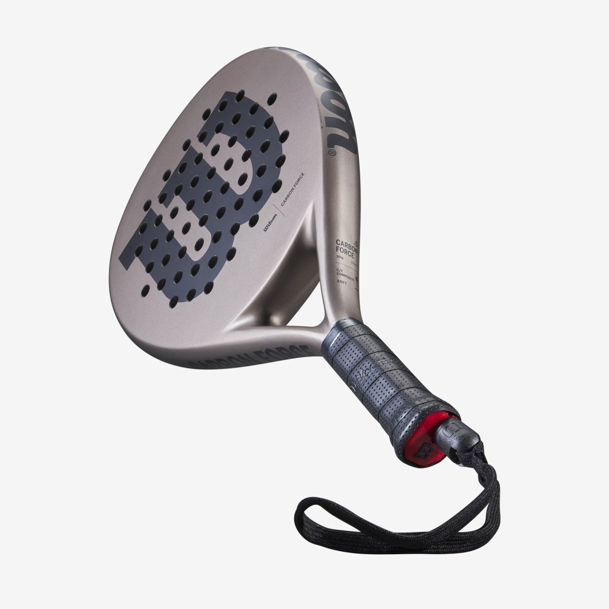 Wilson Carbon Force Padel Racket - Premium Carbon Fiber Paddle Tennis Racket for Advanced Players | Perfect for Competitive Matches & Training Sessions