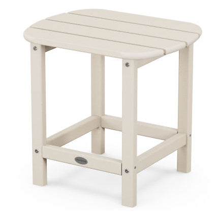 POLYWOOD South Beach 18-Inch Outdoor Side Table - Weather-Resistant Patio Furniture for Pool, Garden & Deck Use