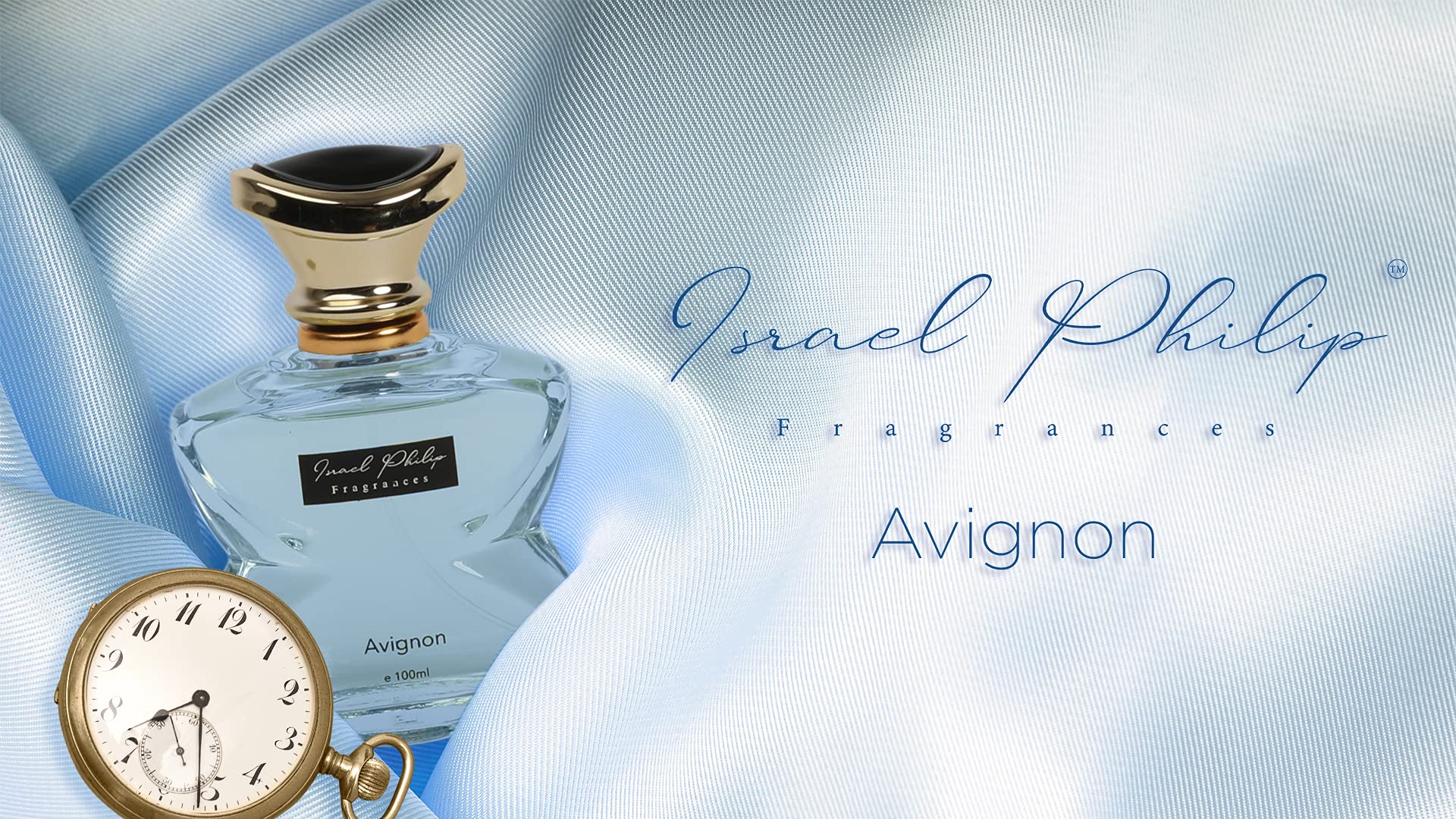 Israel Philip Fragrances - Avignon Perfume (100ml) | Premium Parfum Grade with Natural Essential Oils | Gold Collection Long-Lasting 10-13 Hours | Luxury Scent for Evening Events, Date Nights & Special Occasions