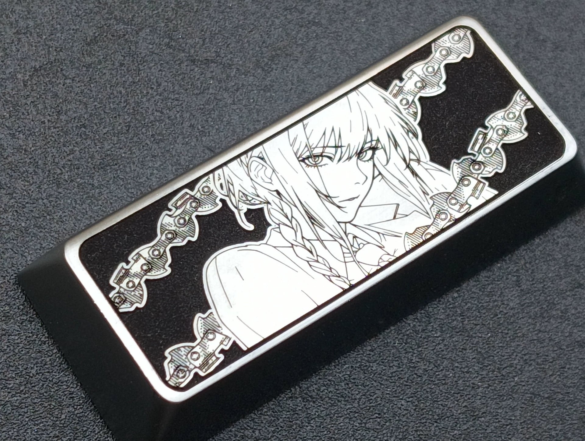 Custom Makima from Chainsaw Man 2.25U Keycaps - Anime & Gaming Mechanical Keyboard Accessories with Multiple Height & Material Options - Perfect for Mechanical Keyboards, Gaming Setups & Anime Collections