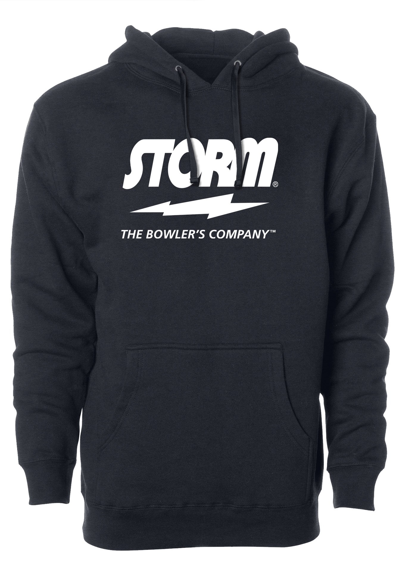 Storm The Bowler's Company Hoodie - Premium White Pullover for Bowlers | Comfortable & Stylish for Bowling Leagues, Tournaments & Casual Wear
