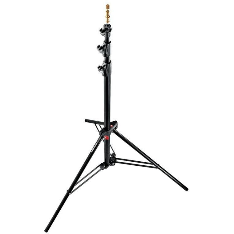 Manfrotto 1005BAC Air Cushioned Light Stand 273cm (9ft) - Professional Aluminum Tripod for Photography & Video Shooting - Perfect for Studio, Outdoor & Event Photography