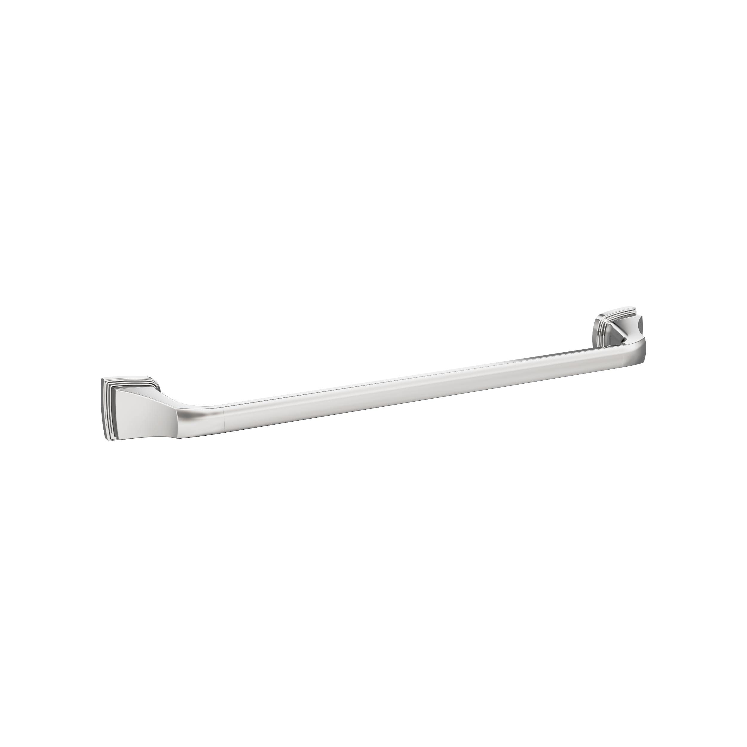Amerock BH3603326 Chrome Towel Bar - 18 Inch (457 mm) Bathroom Towel Rack Holder - Revitalize Series - Durable Bath Hardware & Accessories for Shower, Spa, and Guest Bathrooms