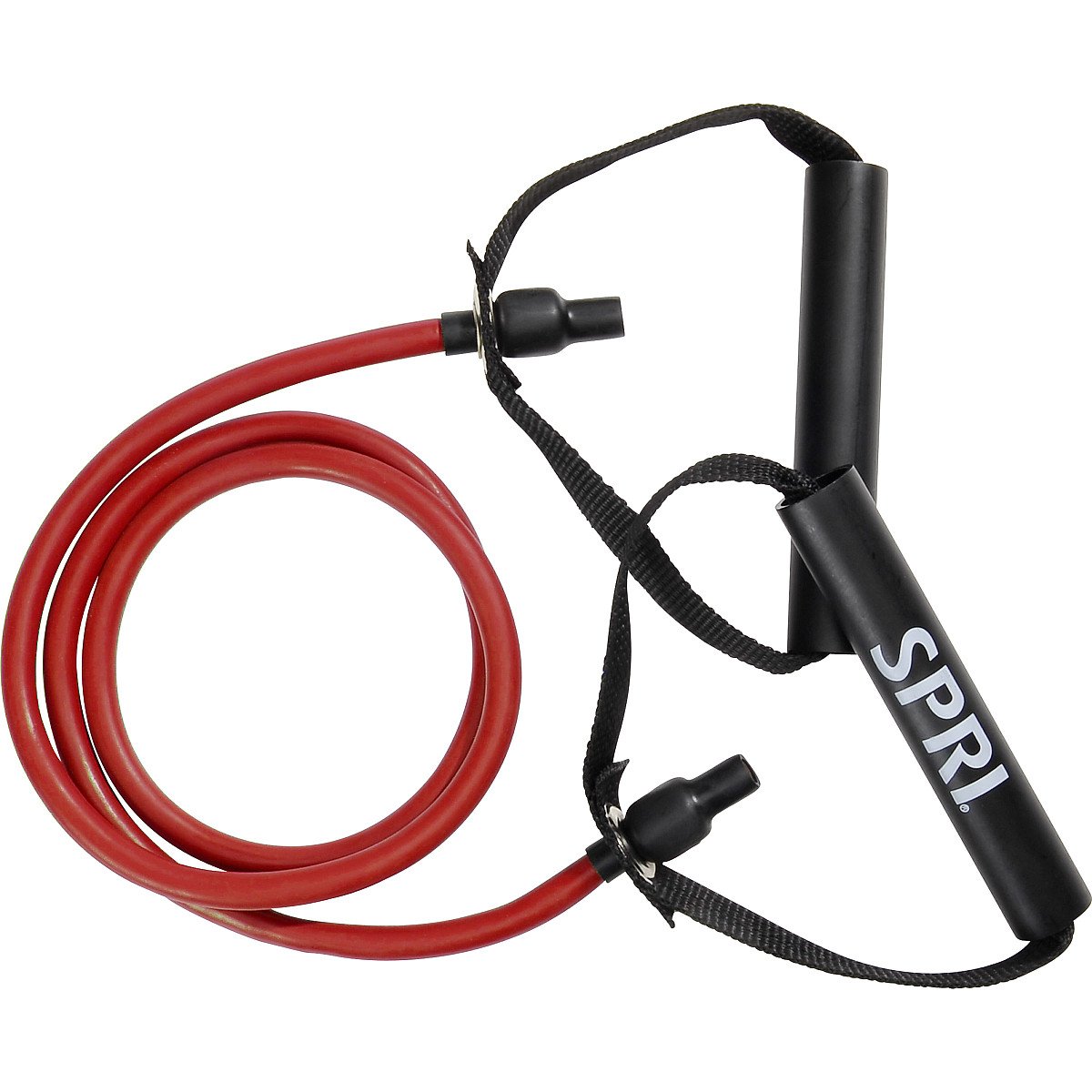 SPRI Red Xertube Medium Resistance Exercise Band - Strength Training & Physical Therapy for Home Gym, Fitness, and Rehabilitation Workouts