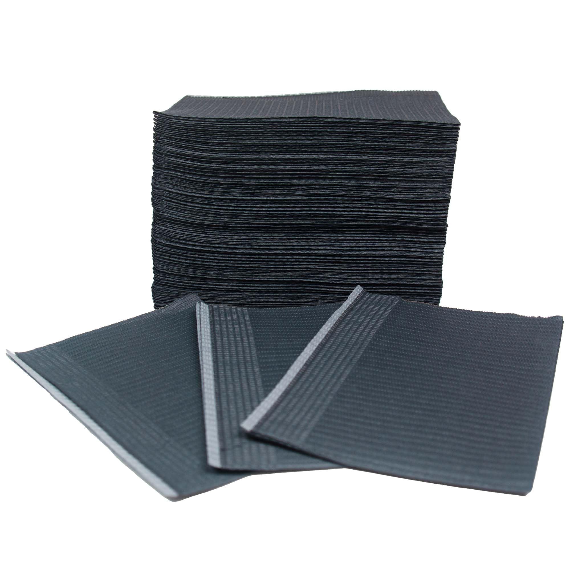 125 Black Disposable Dental Bibs 13