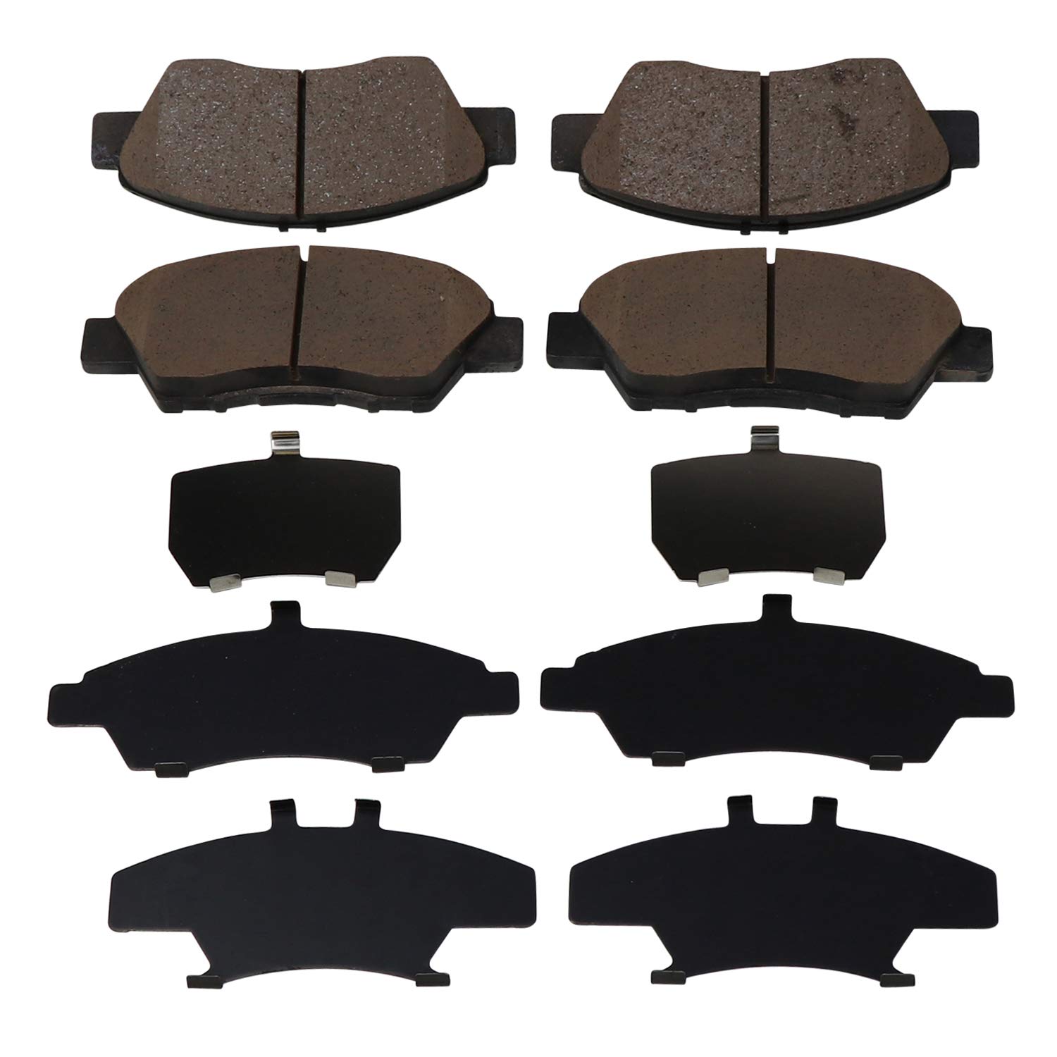 Beck/Arnley 089-1828 OE Replacement Brake Pads - High Performance Braking for Sedans & SUVs - Perfect for City Commuting & Highway Driving