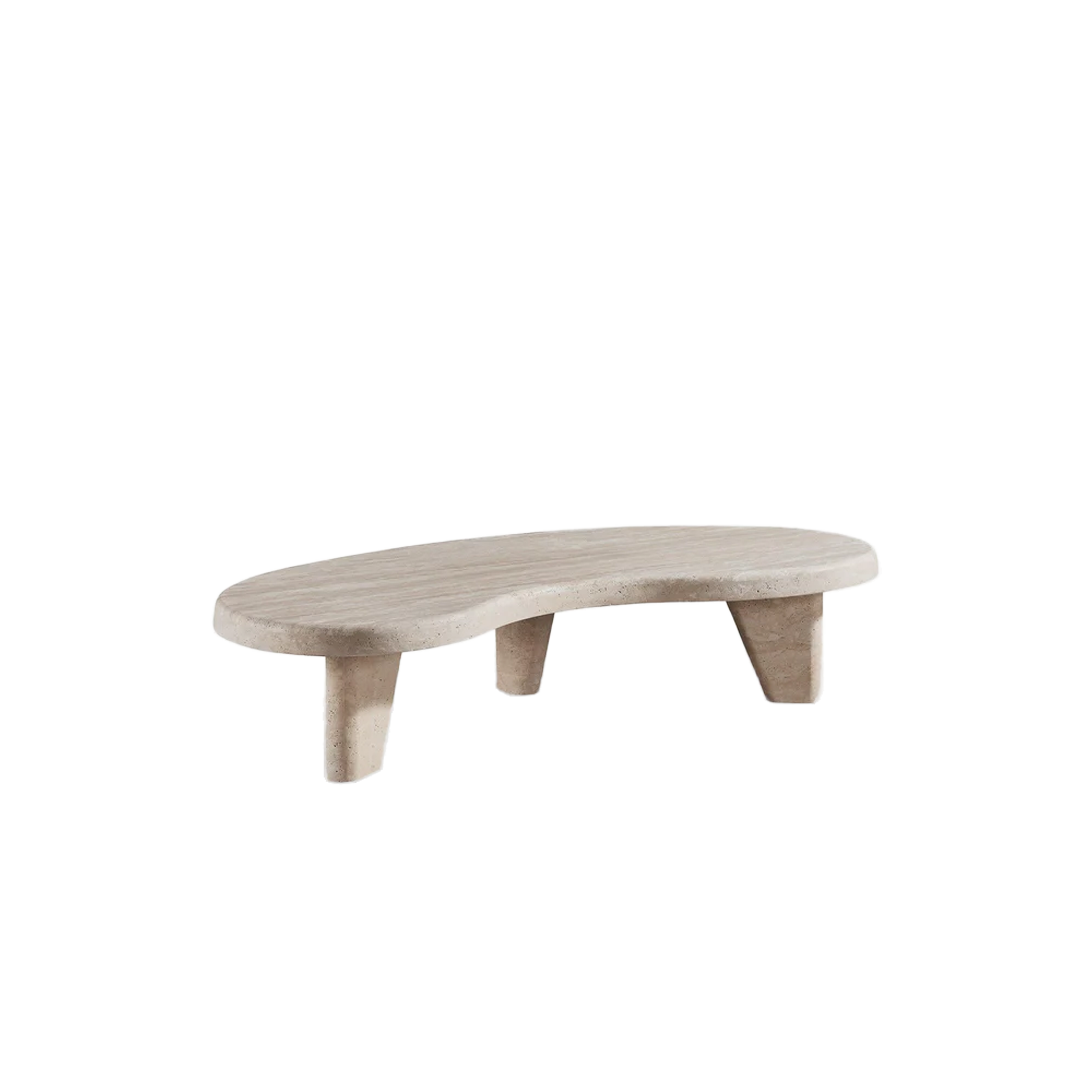 Lucca Organic Coffee Table - Modern Solid Wood Living Room Furniture for Home & Office Decor | Perfect for Relaxing, Entertaining & Stylish Spaces