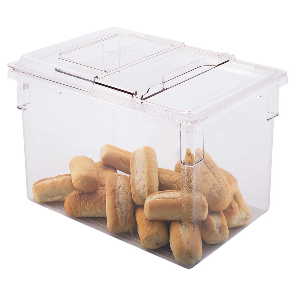 Cambro 1826SCCW135 Clear Sliding Lid Food Container - 18 x 26 Inches - Airtight Storage for Restaurants, Catering & Bulk Food Prep