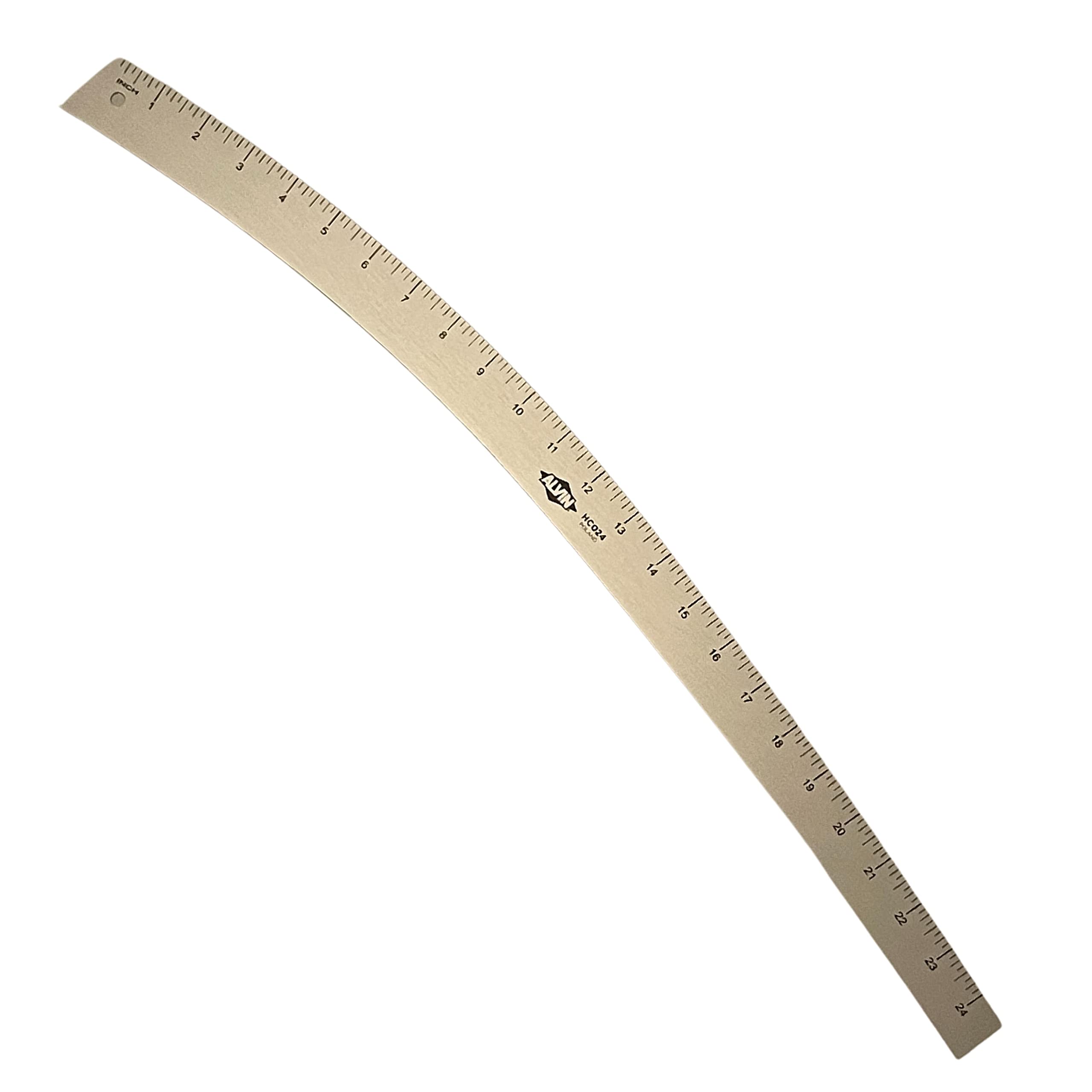 ALVIN 24 Inch Hip Curve Ruler for Drawing, Drafting & Architecture - Professional Drafting Tool for Students & Designers - Perfect for Sketching, Fashion Design & Technical Drawings