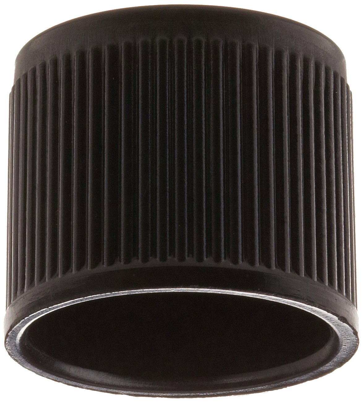 Kimble 73800-15415 Phenolic Screw Cap with Rubber Liner - Black, 15-415 GPI Thread Finish (Case of 1000) | Chemical-Resistant Lab Bottle Caps for Laboratories & Industrial Use