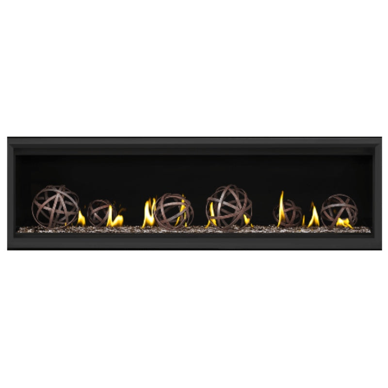 Napoleon Vector 62 Linear Direct Vent Gas Fireplace - LV62N | Modern Indoor Heating Solution for Living Rooms & Bedrooms | Energy Efficient & Stylish Home Decor