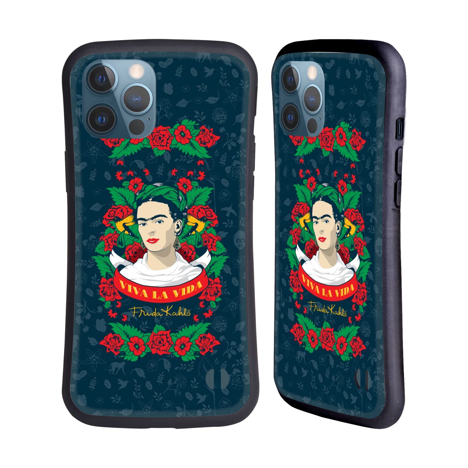 Official Frida Kahlo Viva La Vida iPhone 12 Pro Max Case - Artistic Hybrid Phone Cover with Drop Protection - Perfect for Art Lovers & Daily Use