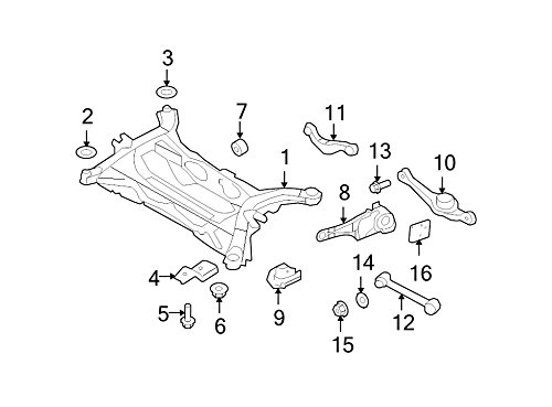 Ford 7T4Z-5500-AA Rear Suspension Arm Assembly - Replacement Suspension Control Arm for Ford Vehicles | Perfect for Off-Roading, Towing & Smooth Ride Maintenance