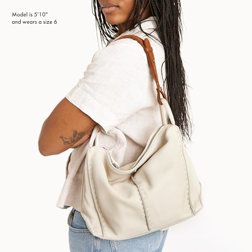 The Sak Los Feliz Genuine Leather Hobo Shoulder Bag for Women - Stylish & Durable Crossbody Purse for Work, Travel & Everyday Use