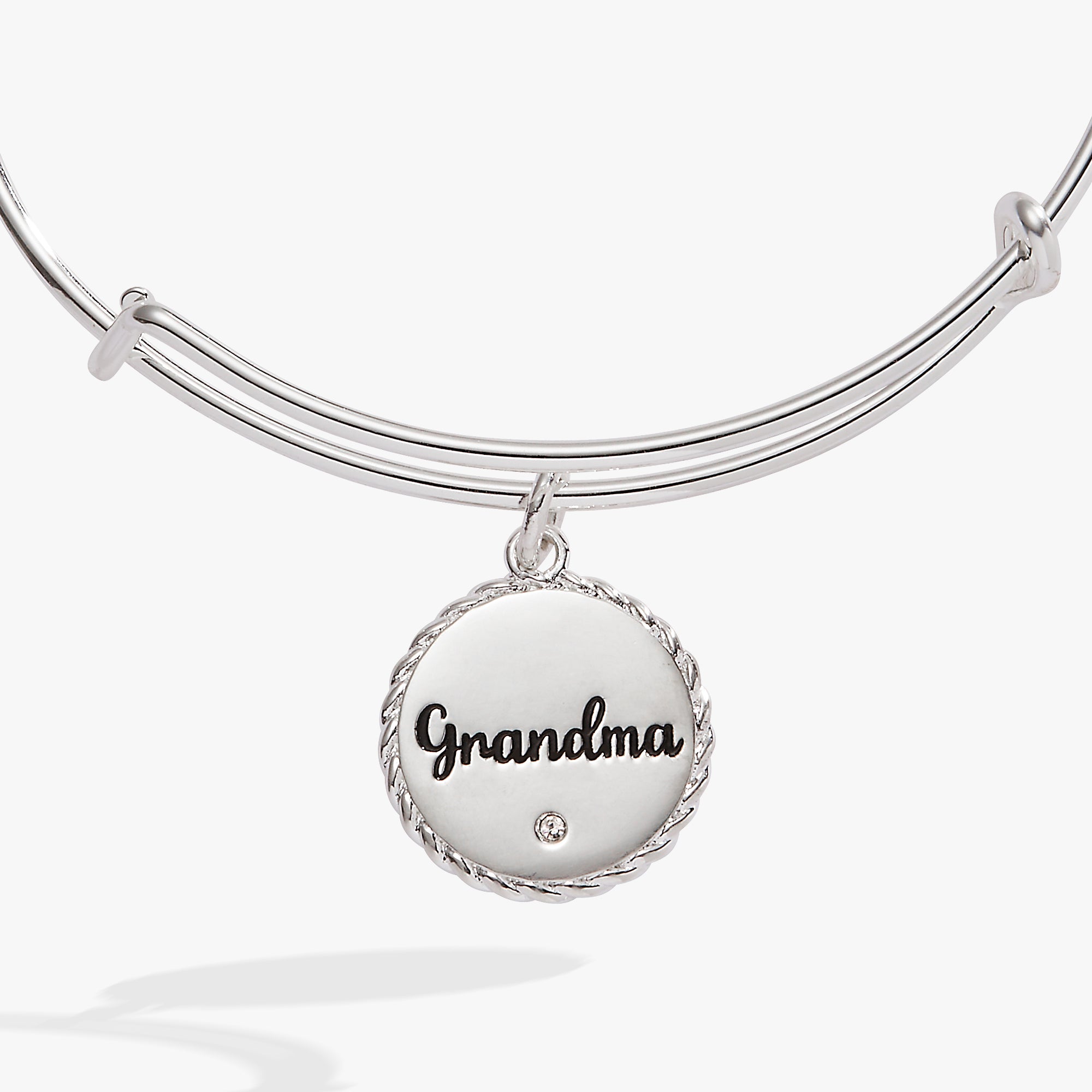 Vintage Grandma Charm Bangle - Elegant Adjustable Bracelet for Women - Perfect Gift for Mother's Day, Birthday & Special Occasions
