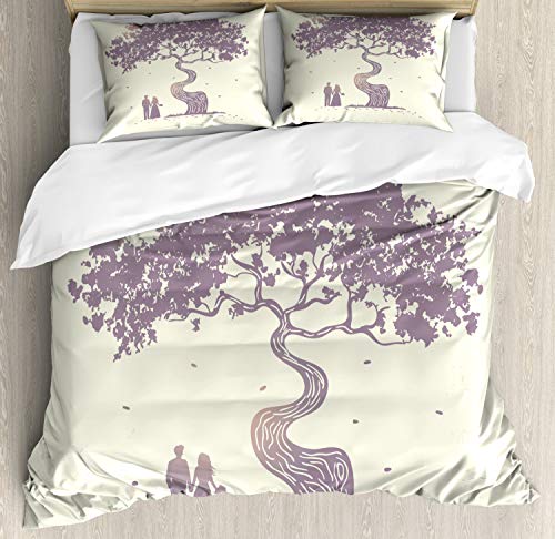 Mauve and Ivory