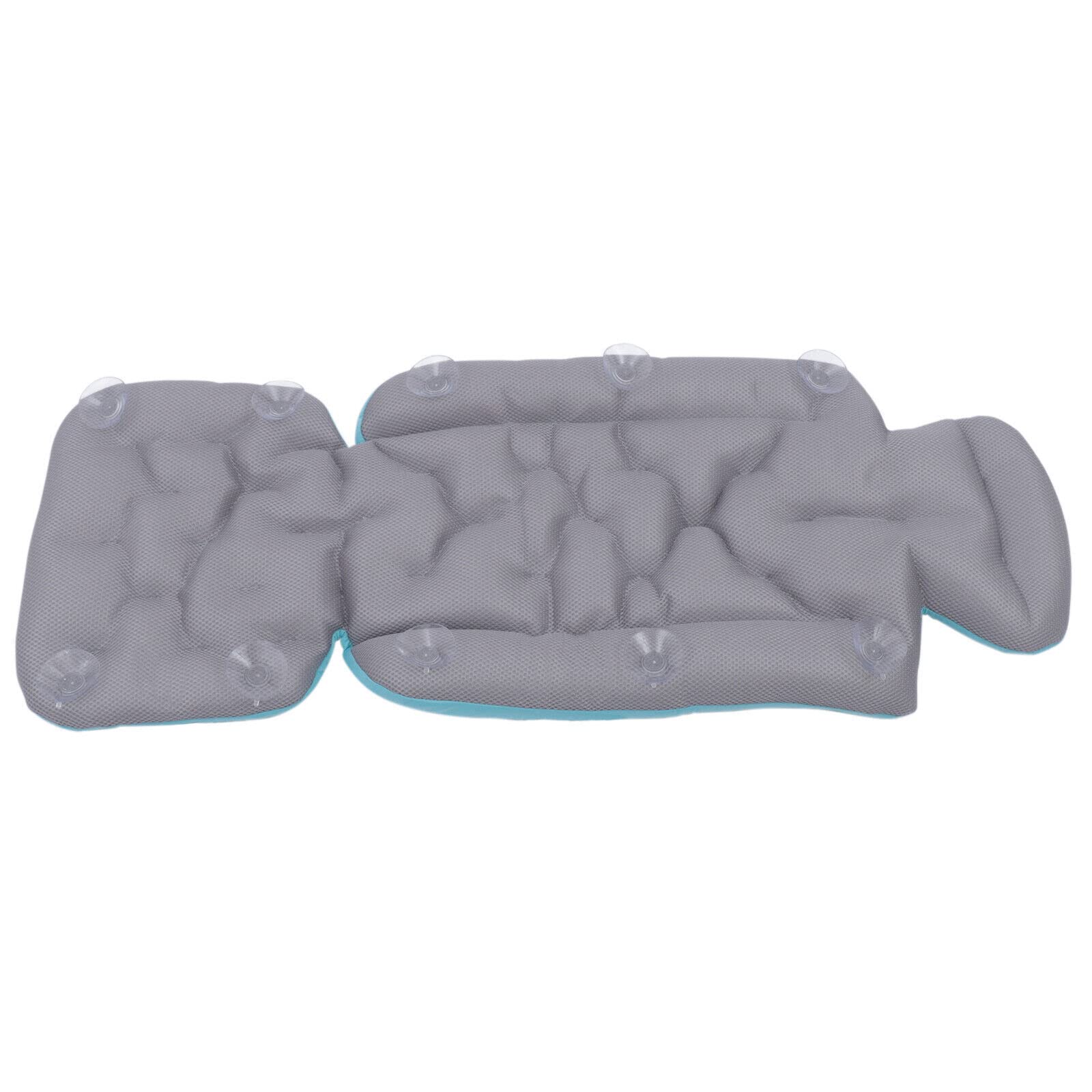 Full Body Bath Pillow with 10 Suction Cups - Non Slip Bathtub Cushion for Neck & Back Support - Spa Relaxation for Adults in Tub or Shower (Perfect for Stress Relief & Luxury Bath Time)
