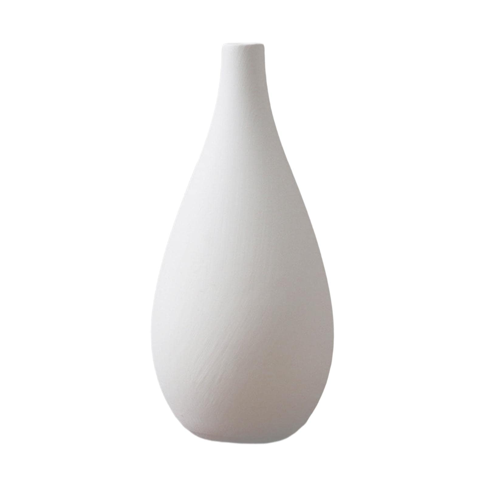 Nordic Ceramic Dry Flower Vase - 13.9cm Height Minimalist Home Decor for Flower Arrangement | Perfect for Living Room, Office & Dining Table Centerpiece