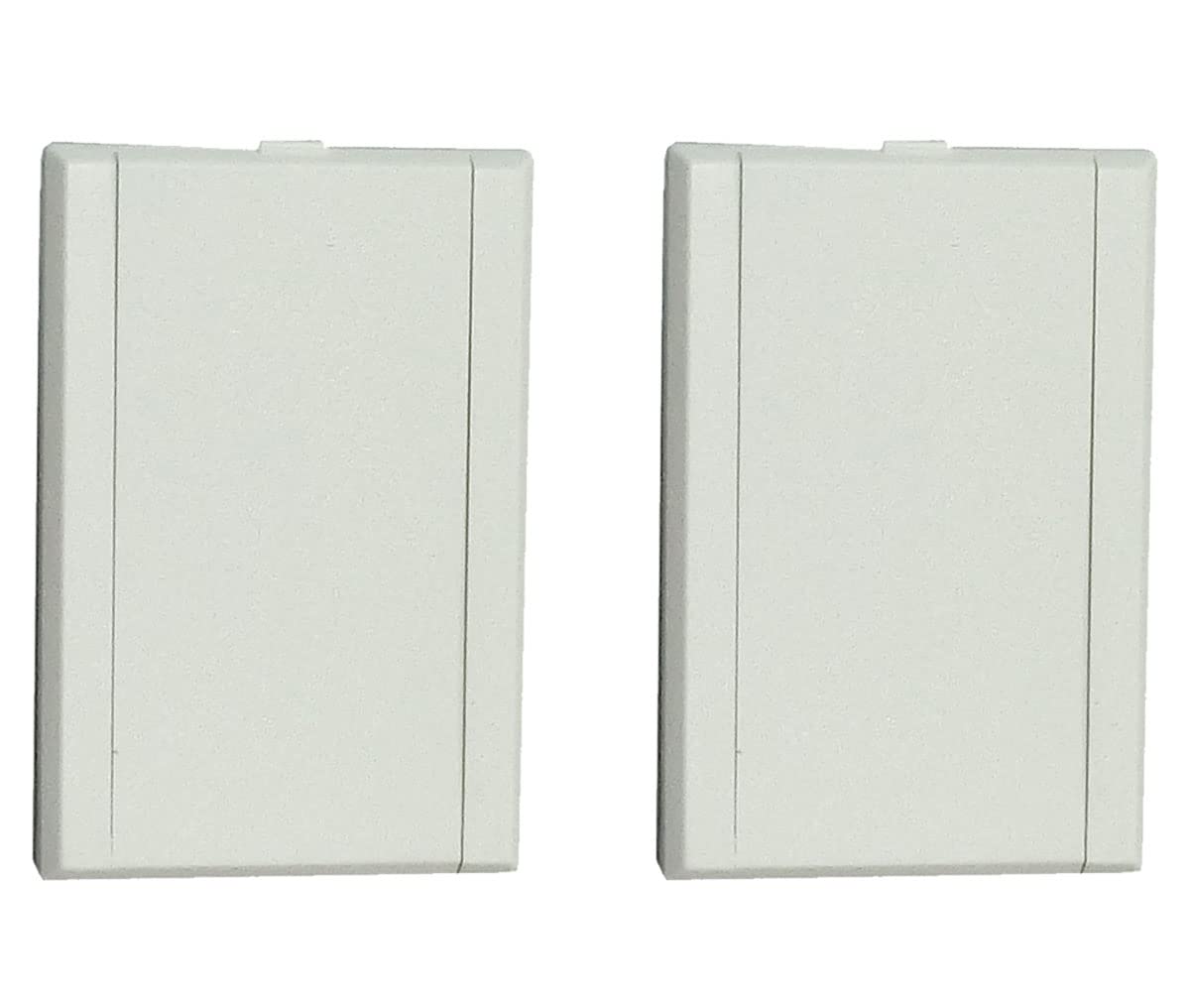 2 Pack White Vacuum Inlet Valve - Compatible with ElectraValve Central Vacuum 775595V3W - Perfect for Home & Commercial Cleaning Systems