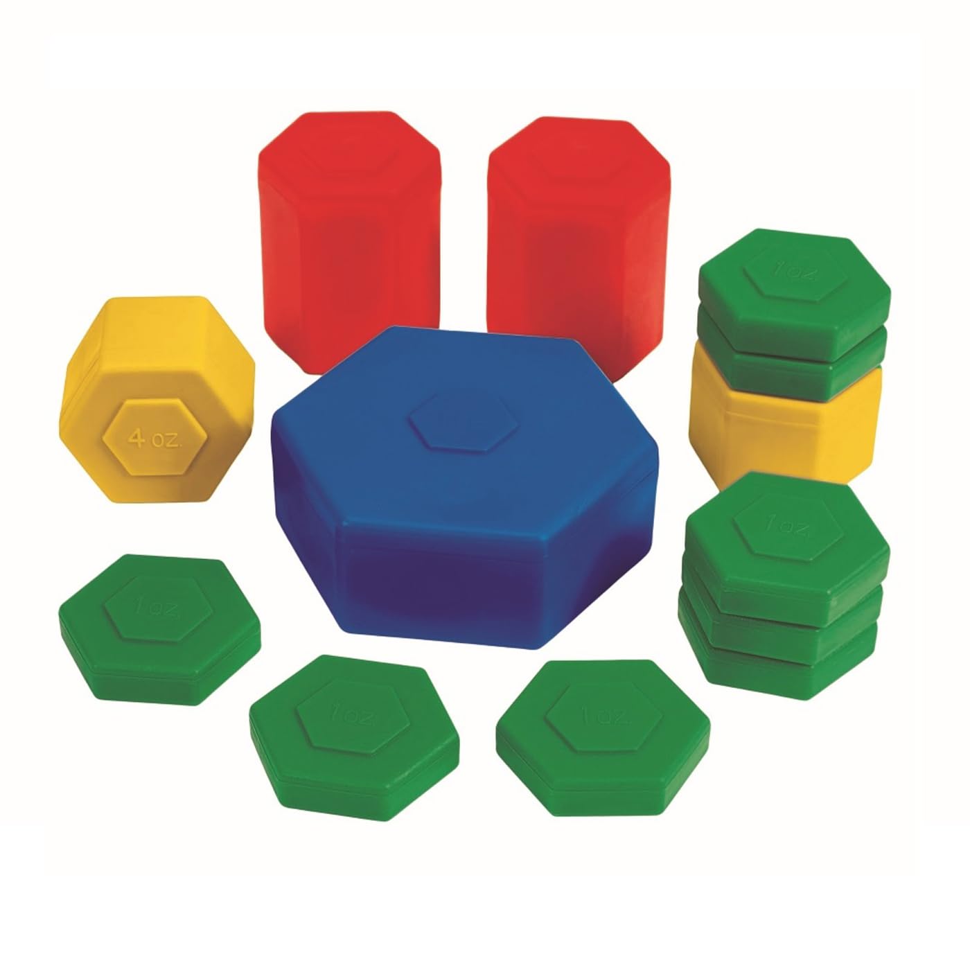 EAI Education U.S. Customary Weights Set - 13-Piece Measurement Kit for Math Classrooms & Homeschooling | Perfect for Teaching Weight Concepts in Elementary Schools