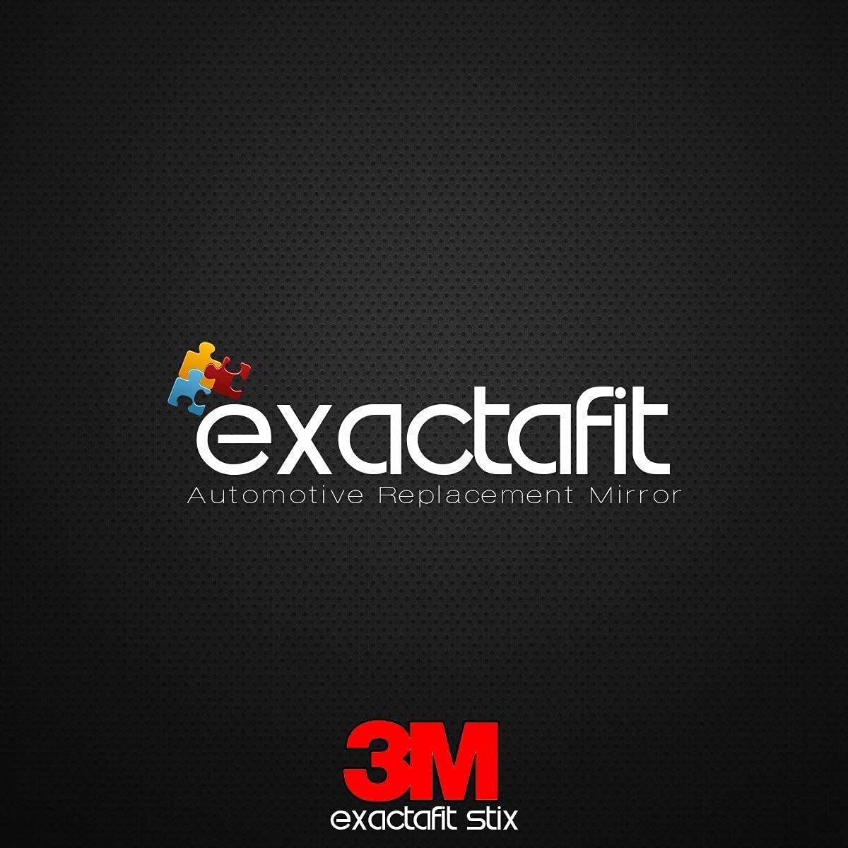 ExactaFit 8100R Passenger Side Mirror Glass Replacement for 1987-2002 Jeep Wrangler & 1997-2002 Jeep TJ - Exact Fit, Easy Installation, Durable OEM Quality - Perfect for Off-Roading, Daily Commuting & Vehicle Restoration