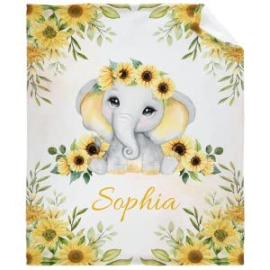 Sunflower Elephant Baby