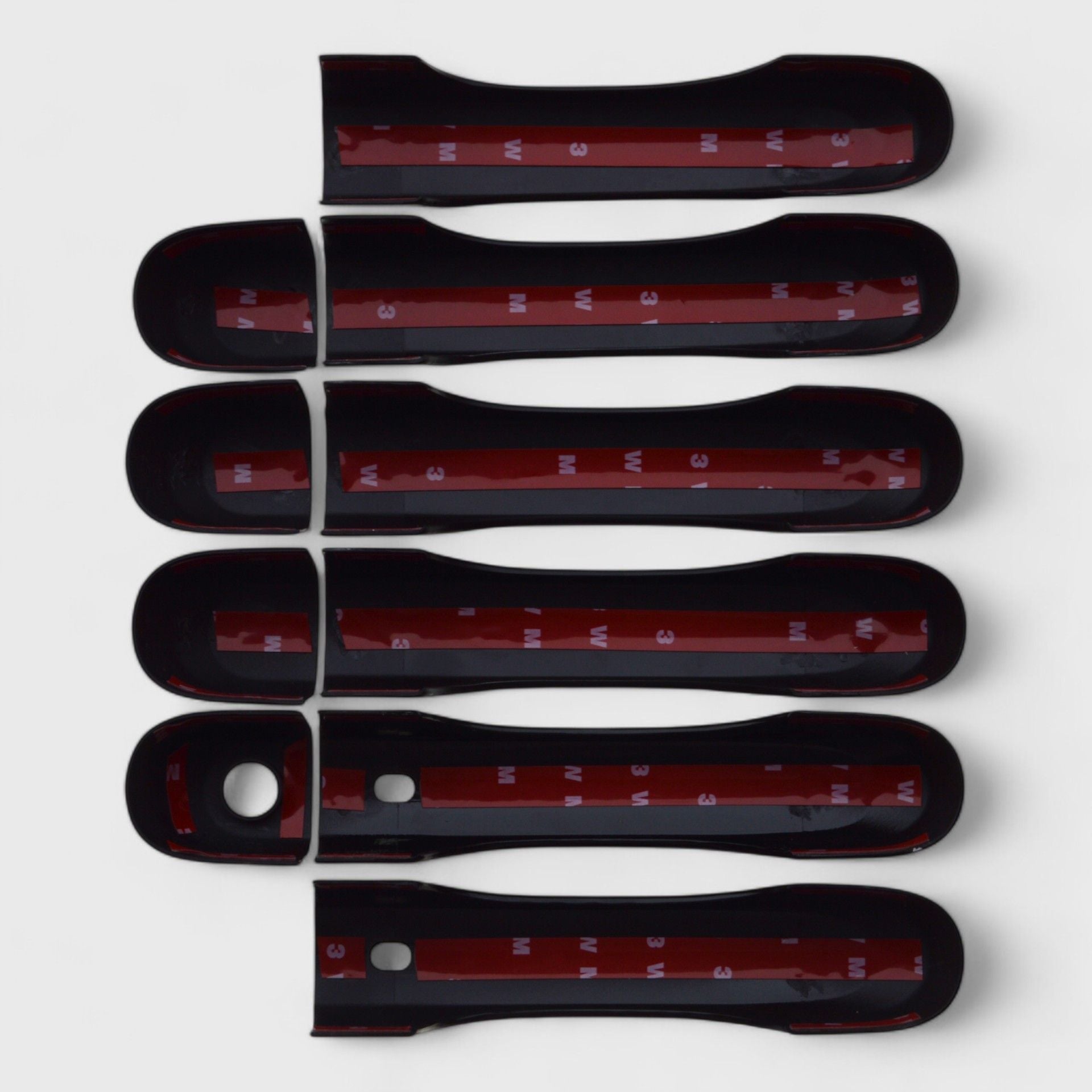 Gloss Black Chrome Delete Door Handle Cover for Cars - Compatible with Smart Key (Model DH6272BLK) | Upgrade Your Vehicle's Exterior Style for a Sleek Look - Perfect for Car Enthusiasts & Auto Detailing
