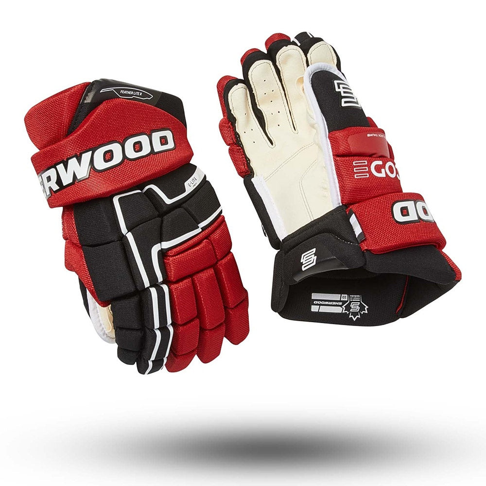 Sherwood CODE Encrypt 1 Senior Ice Hockey Gloves - Protective Hockey Gear for Men & Women - Perfect for Ice Skating, Hockey Games & Winter Sports